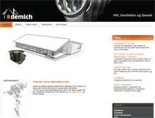 Tablet Screenshot of demich.fo